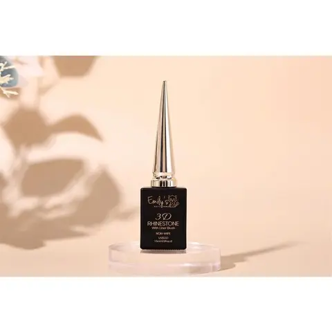 3D Rhinestone With Liner Brush (None Wipe) - 15ml