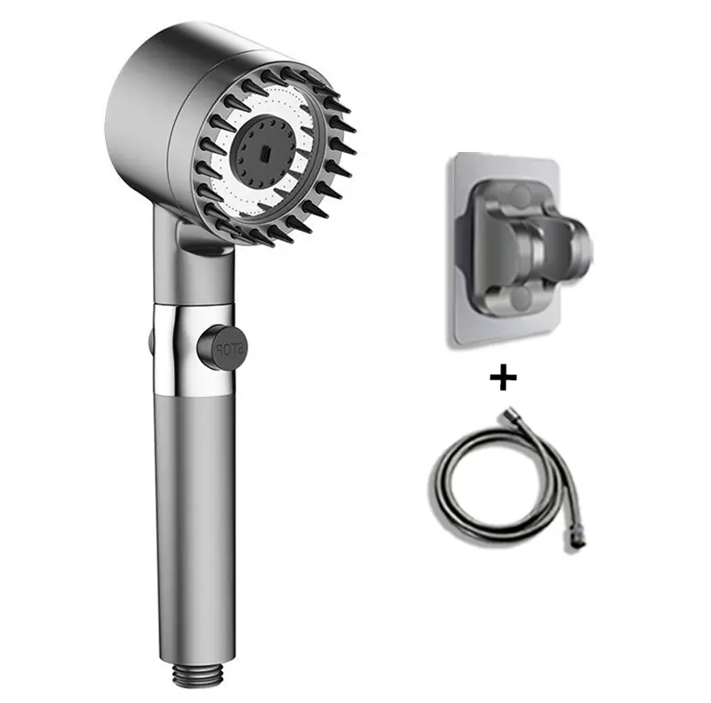 Shower Head Multifunctional Massage Shower - 3 Spray Modes, Scalp Massage, Filtration, Water Saving, and Superior Material