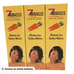 7 miracles 3 pack cream carrots for face and body