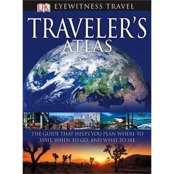 USED Book - Traveler's Atlas by DK Publishing (Hardcover) - english