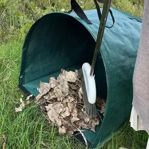 53 Gallon Reusable Leaf Collection Bag, Garden Leaf Bag, Garden Waste Bag, Yard Leaf Bag, Garden Cleaning Tool Storage Bag, Garden Accessories, Portable, Heavy Duty, Lawn