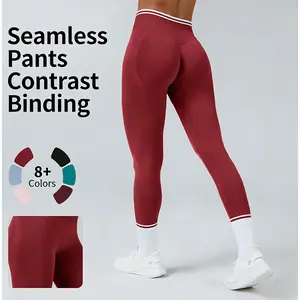 ALPINEA Women's Peach Butt Seamless High-Waisted Tummy Control Yoga Pants – Butt-Lifting Quick-Dry Leggings for Pilates, Running, Gym & Outdoor Workouts