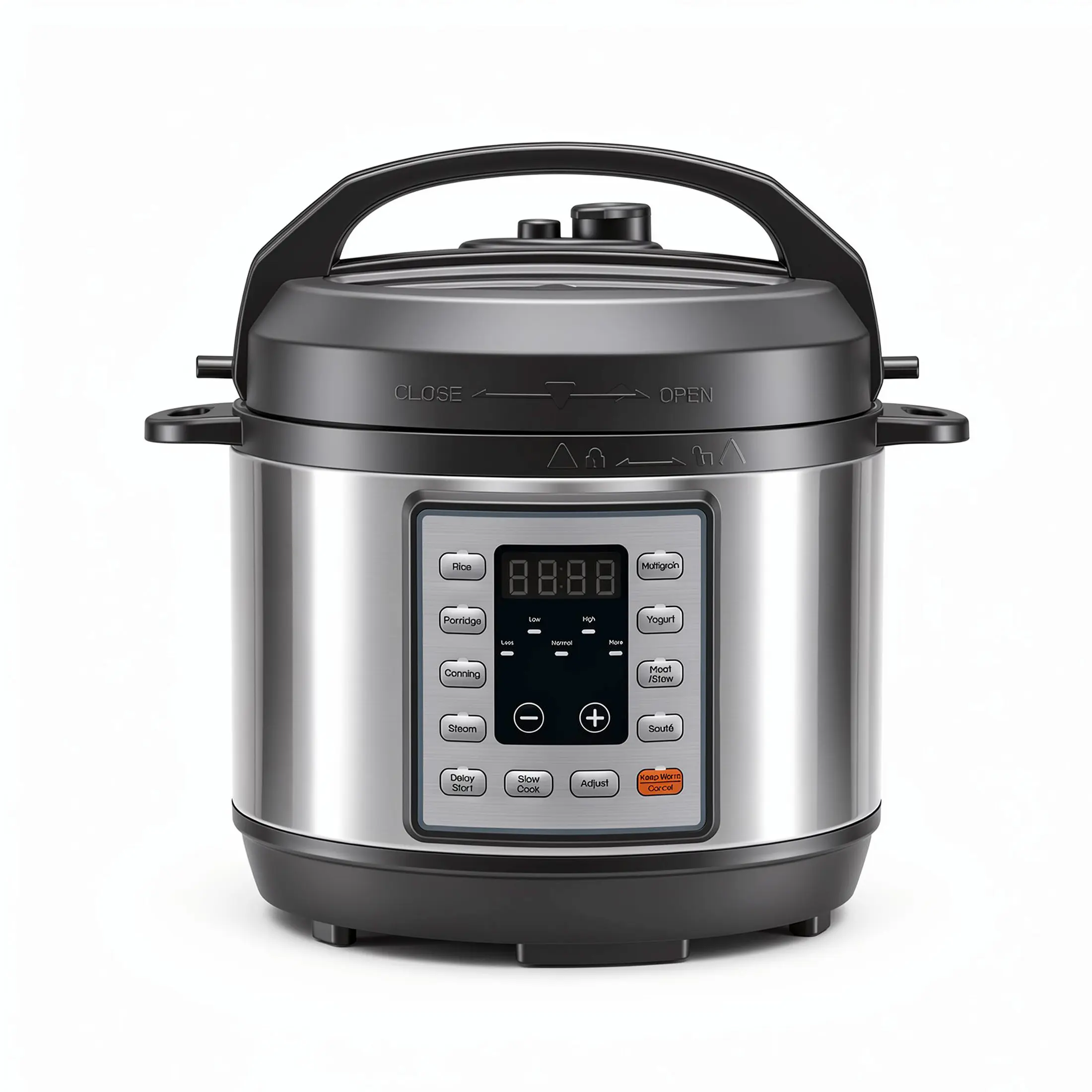 Electric Pressure Cooker with Preset Programs, Multi-Function Kitchen Appliance for Rice, Soup, Beans and Easy Family Meal Preparation