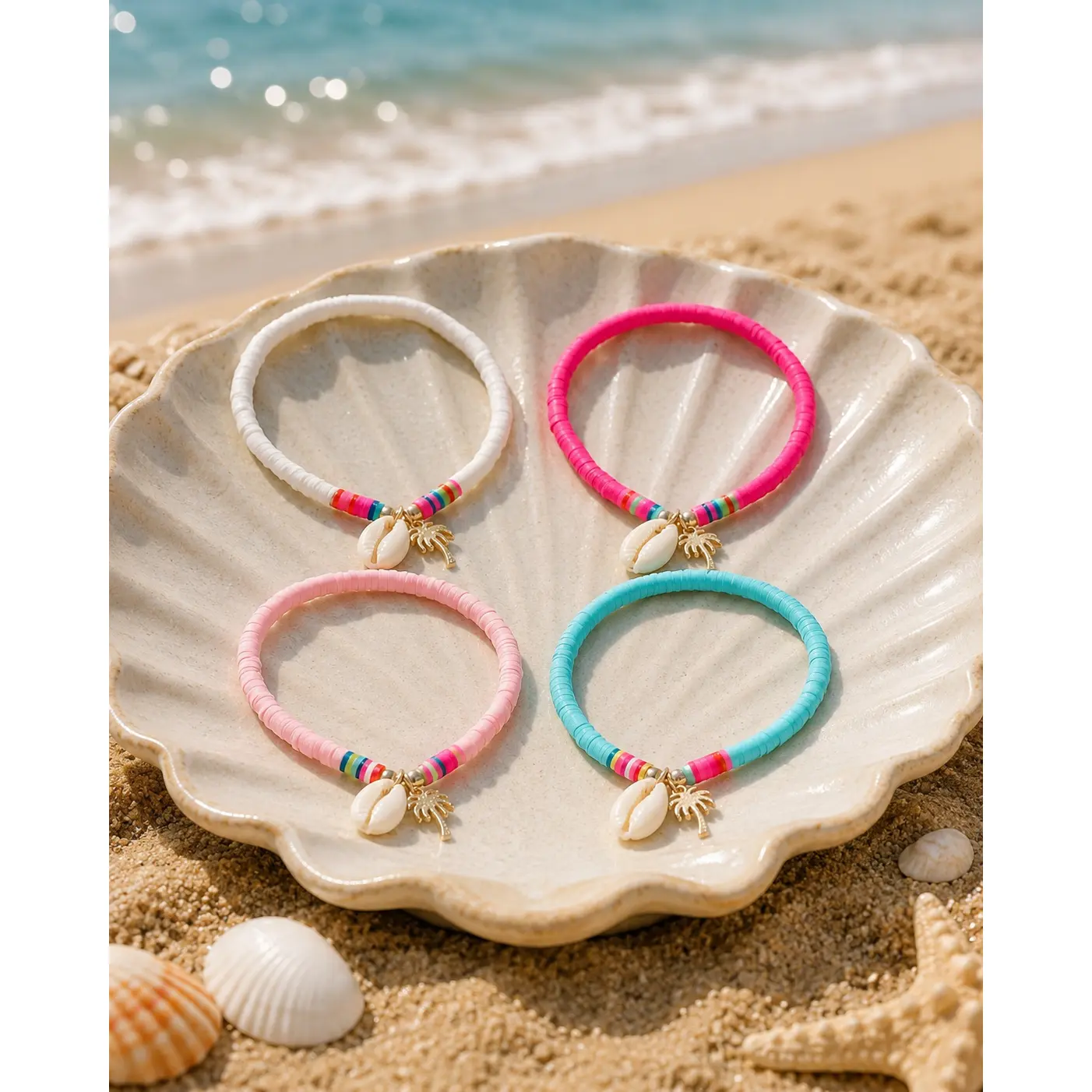 Palm Pop Convertible Anklet