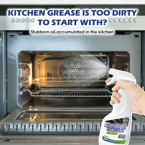 Multi-Purpose Cleaner- Effective Multi-Purpose Cleaner with Spray Nozzle Spray & Towel for Kitchen, Household, Oven, Stove, Range Hood, Sink