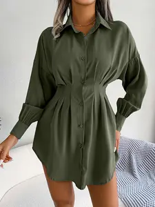 Women's Vacation Dress Slim Fit Waist-Cinching Design, Perfect for Outdoor, Stylish and Comfortable Summer Wear, Casual Wear