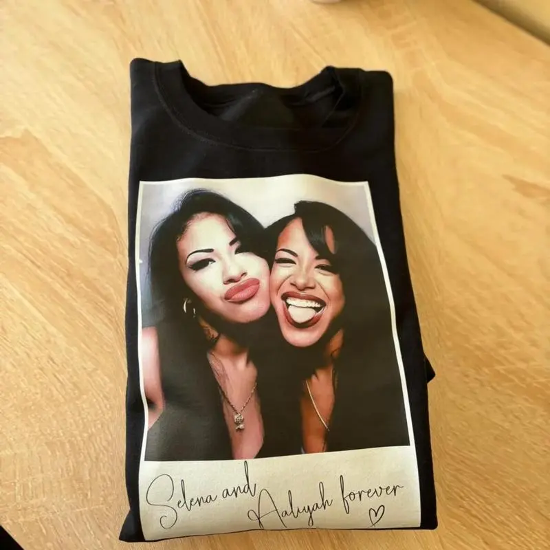 Vintage Selena and Aaliyah Shirt, Selena Shirt, Aaliyah One in a Million Shirt, Aaliyah Merch, Aaliyah Hiphop Shirt, Aaliyah Graphic Tee, Hiphop Graphic Tee, Aaliyah RnB Singer Tshirt , gift for him, gift for her Top Womenswear Clothing Everyday