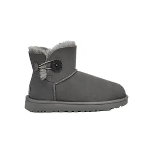 UGG Mini Bailey Button II Grey (Women's) (women) by StockX