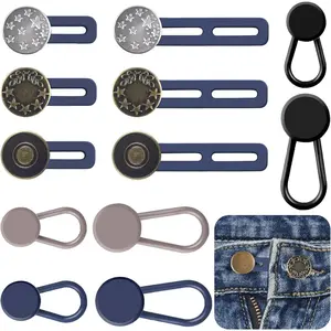 12 count Button Extenders for Jeans-Adjustable  Extenders for Pants for Women/Men,Jeans Button Extender,Button Extender for Dress Shirts, as  Pants Extender or Pant Button Extender