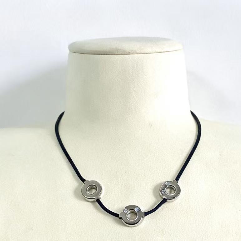 Akatsuki Itachi Uchiha Cosplay Set  Konoha Rogue Necklace Zhu Ring & Three-Ring Necklace High Quality Quality