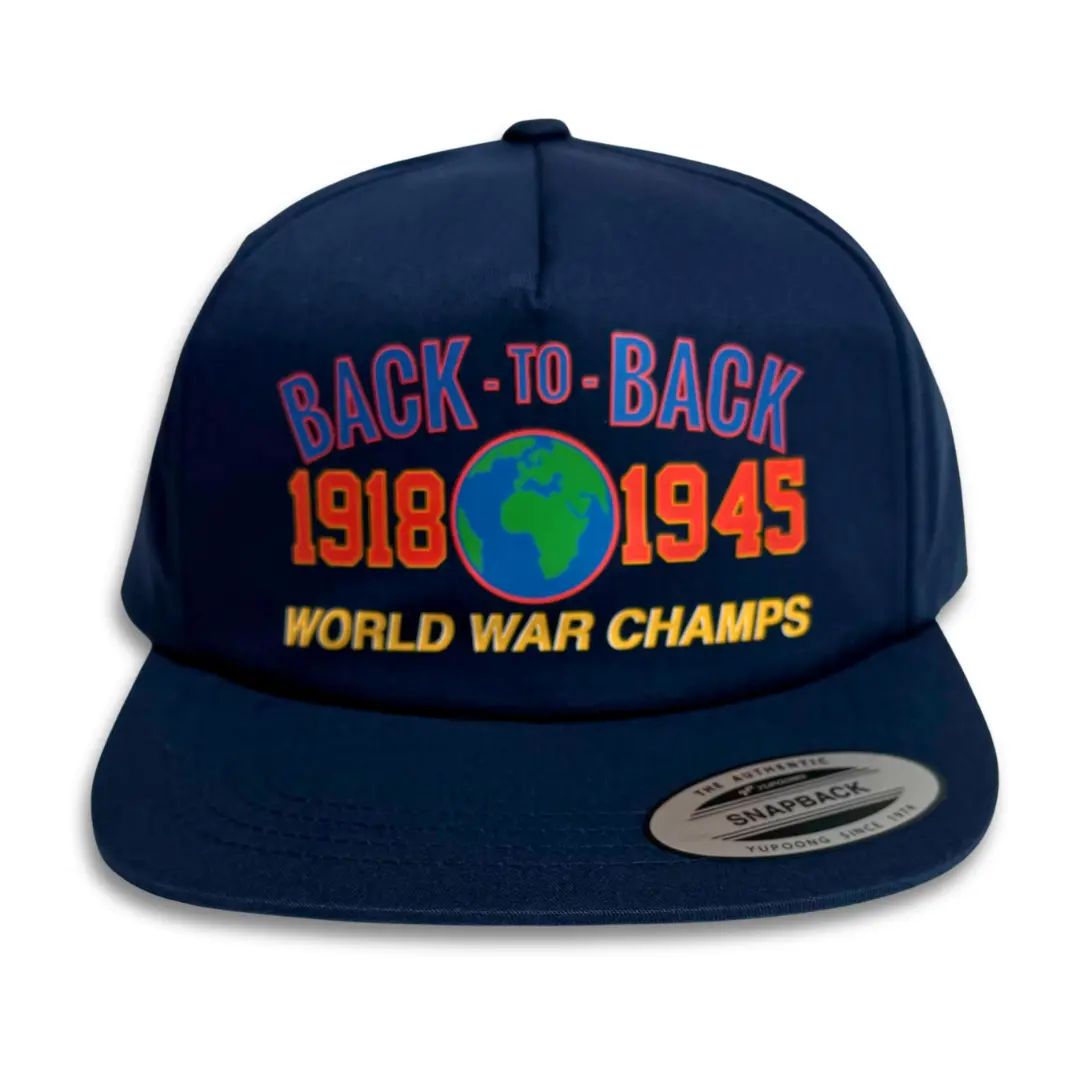 SFC “BACK 2 BACK" SNAPBACK (NAVY)