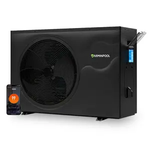 VARMINPOOL Swimming Pool Heat Pump,Electric Pool Heater for Above Ground and Inground Pool,Heating and Cooling Pool Heater Pools Up to, 21000 Gallons Model 65000BTU