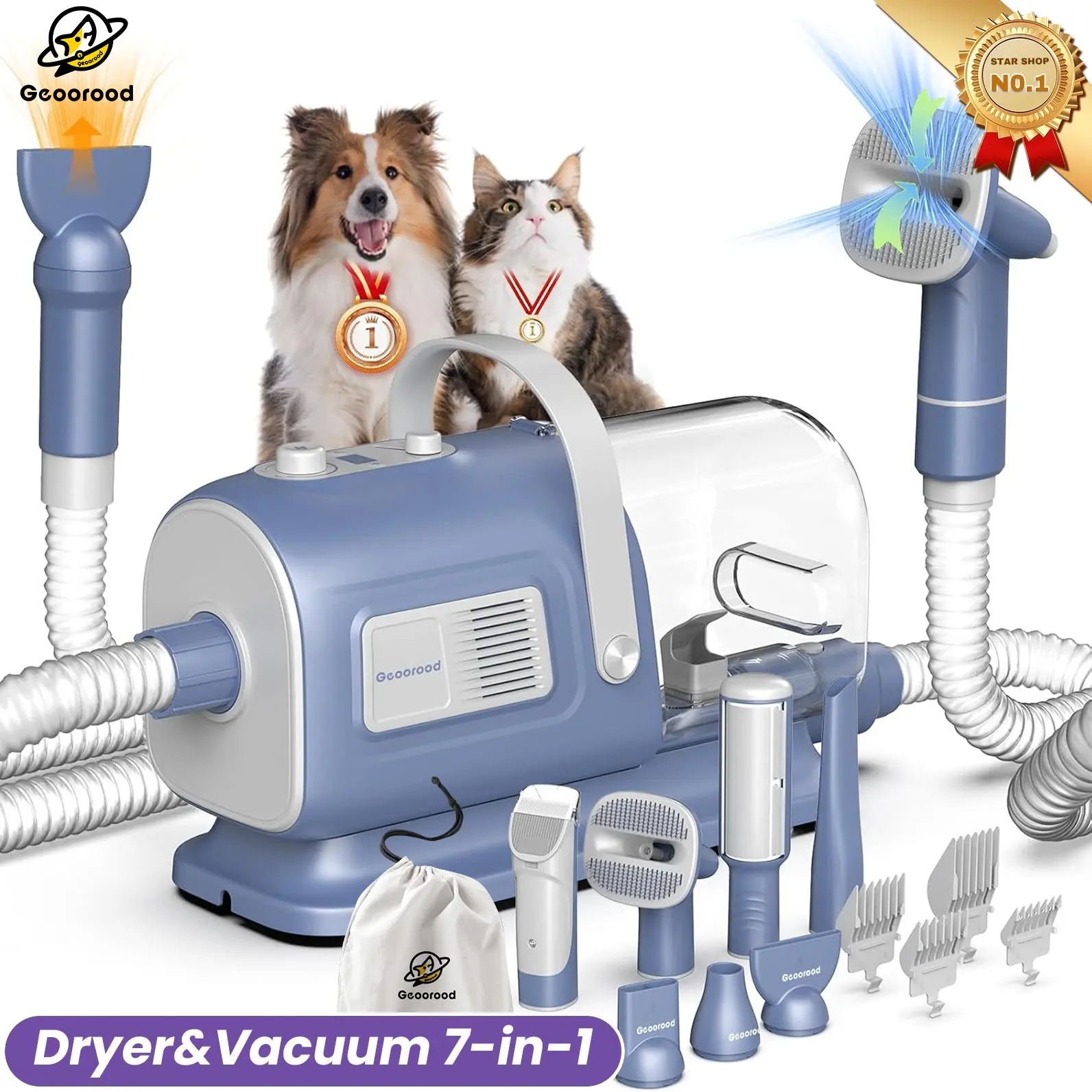 Dryer+Vacuum(7in1) Blue