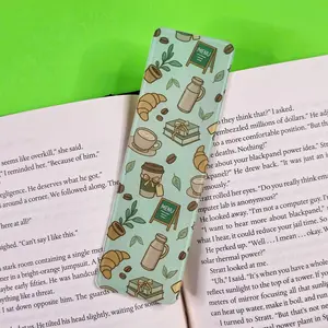 Cozy Cafe - UV Printed Acrylic Bookmark