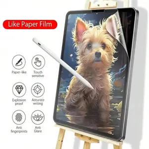 HD Clear Pet Screen Protector Film, Scratch & Drop Resistant Full Coverage Anti-Fingerprint Soft Membrane Tablet Protector Compatible iPad Air4/5/6/iPad 7/8/9/10 Gen/iPad 11