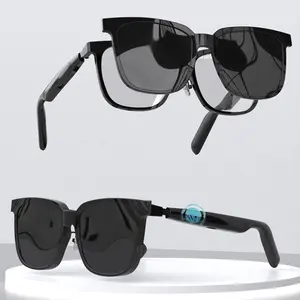 Wearable Smart Glasses for Music & Calls, Bluetooth-compatible Uv400 Polarized Lenses, Long-Lasting Audio Experience, Sporty Design