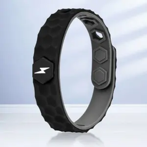 Stylish Outdoor Sports Wristband, Sports Accessories, Silicone Negative Ion Anti-Static, Adjustable Unisex Gift, Perfect for Valentine's Day