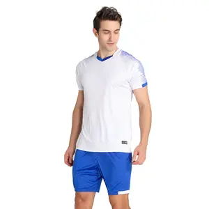 Standing spot boys and girls summer quick-drying short-sleeved football suit, college student group suit, training suit, physical suit jersey new album
