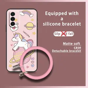 Creative Anti-knock Phone Case For OnePlus Nord N200 5G/1+Nord N200 5G Waterproof Youth Soft Case Bracelet Cute Personality heat dissipation Back Cover Dirt-resistant Protective