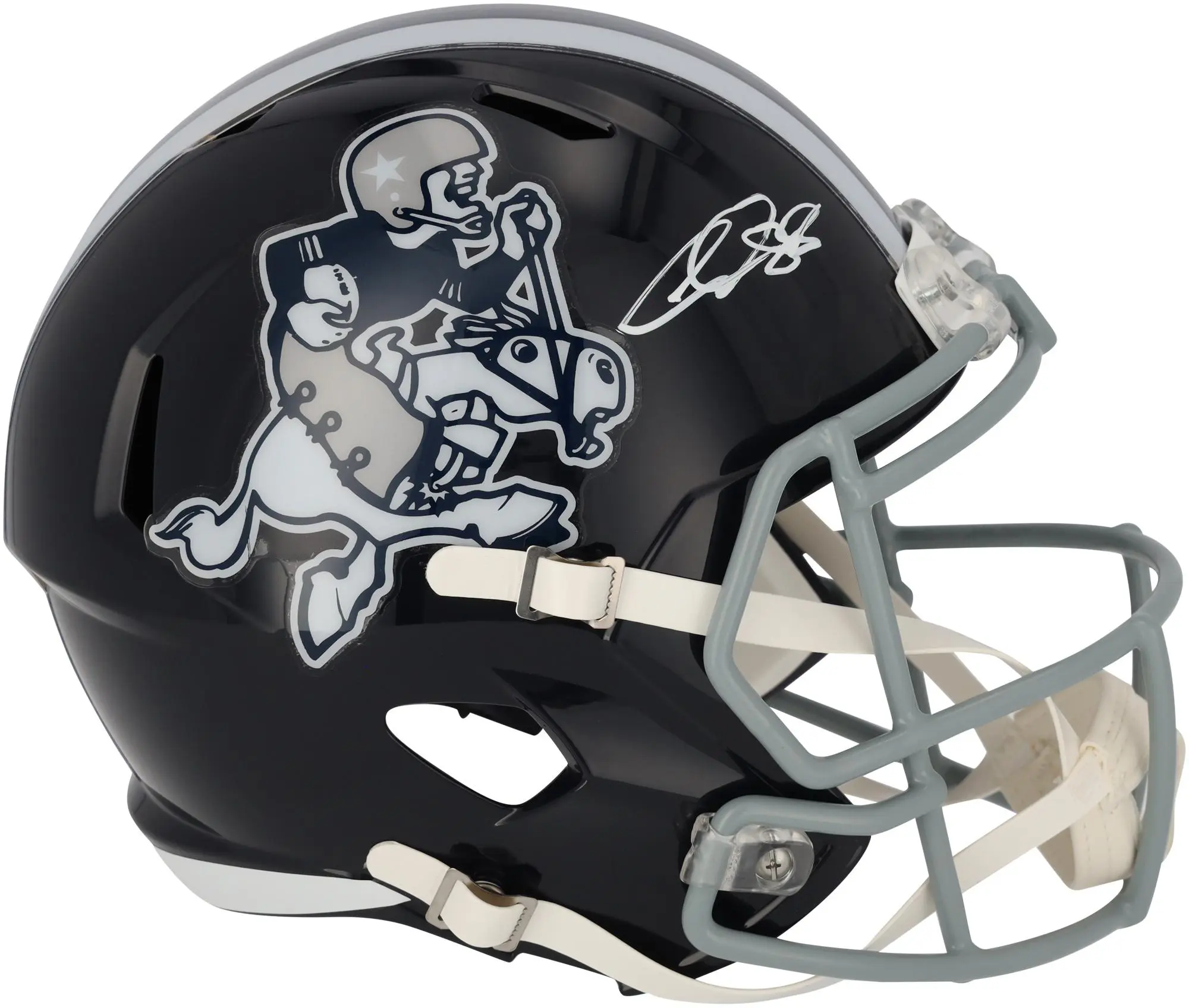 CeeDee Lam Dallas Cowboys Autographed Riddell Cowboy Joe Speed Replica Helmet - Fanatics Authentic Certified