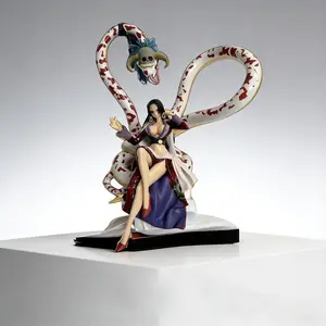 One Piece Boa Hancock Figure, With Snake Salome and Queen Pose .Boa Hancock Collectible Statue, One Piece Anime Figure with Snake Effects,Boa Hancock Anime Figure, One Piece Collectible for Fans & Display