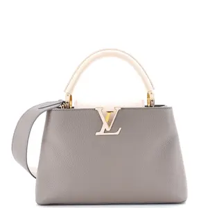 Pre-owned Louis Vuitton Leather Top Handle Bags Capucines Bag PM by Rebag