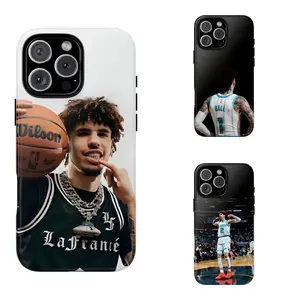 Lamelo Ball Phone Case NBA Basketball Player Cover Custom Fit for iPhone 17, 16, 15, 14, 13, 12, 11 Pro Max Plus, suitable for both men and women Charlotte Core Buzz City Vibe Rugged Shield Cover