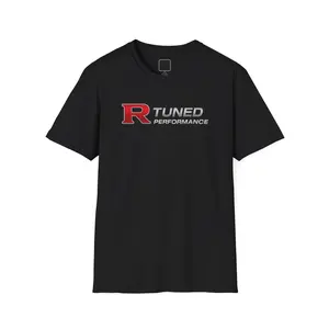 R Tuned Performance Unisex Softstyle T-Shirt | Car Enthusiast Tee, Automotive Gift, Racing Apparel, Streetwear Fashion