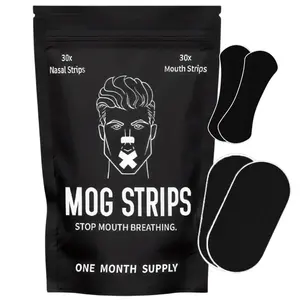 Mog Strips, one month supply, for sleep, exercise, mouth tape, nose tape, strips, long lasting adhesive, yoga, gym, comfort Comfort Skincare Comfort Skincare Outdoor Sport