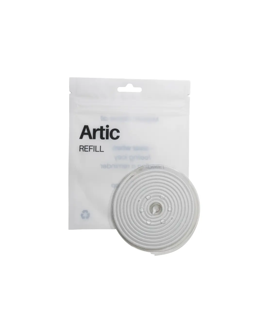 TIY Arctic Refill - 51 Inches Gray Customizable Hair Tie for Any Hair Type - 13x Stronger & 2x Stretchier Than Regular Hair Ties