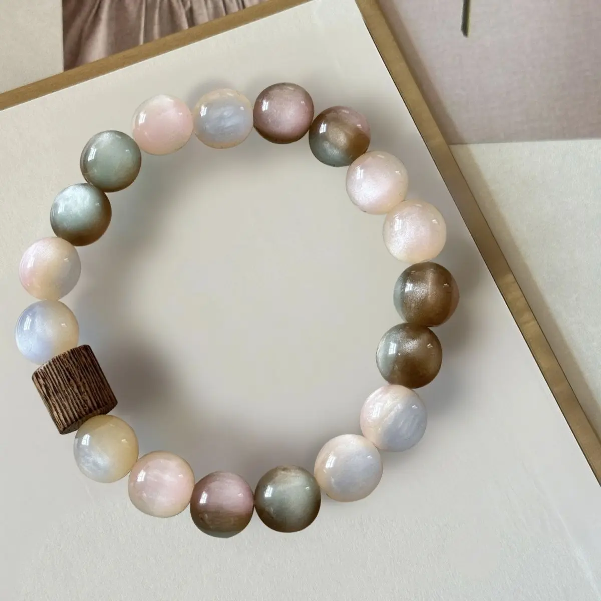 【Elegant】Premium Elastic Luxury Natural Cat Eye Beaded Bracelet Ideal Gift For Her