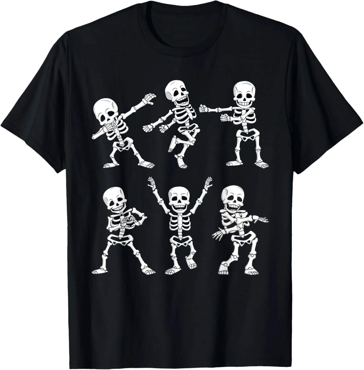 Dancing Skeletons Dance Challenge Boys Girl Kids Halloween T-Shirt Pure Cotton Graphic Tees Menswear Top: Gifts for Men & Women