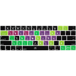 Ableton Live Shortcuts Hotkey Silicone Keyboard Cover Skin for MacBook Pro with Touch Bar 13 Inch and 15 Inch(A2159/A1989/A1706,A1990/A1707) 2019 2018 2016 2017 Release US VersionGift