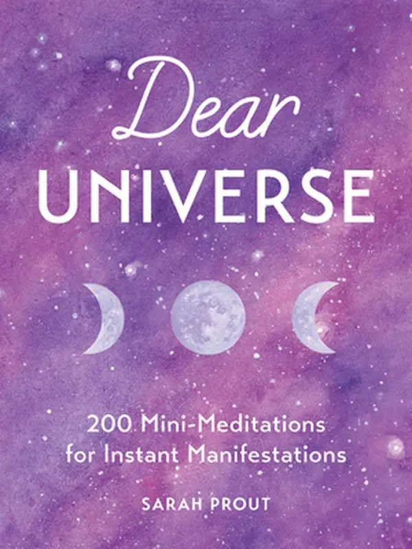 USED Book - Dear Universe: 200 Mini-Meditations for Instant Manifestations by Prout, Sarah (Hardcover) - english