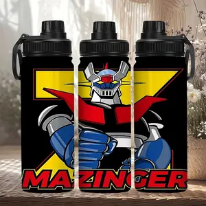 1pc 20oz Mazinger Z  Portable stainless steel insulated water bottle,Leak-Proof Travel Tumbler-for Outdoor Use,Perfect Christmas & New Year Gift for,Camping Essentials