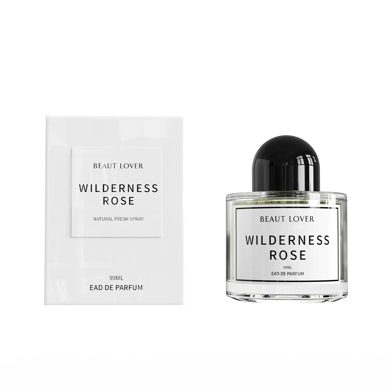 Unisex Wilderness Rose Refill Fragrance 99ml - Single Item, Spicy Oriental Scent, Rich Long-Lasting Cologne-Like Fragrance, Top Notes of Rose Pink Pepper Raspberry Flower, Base Notes of Papyrus Amber, Confident Bold Allure, Refill Unisex Fragrance,
