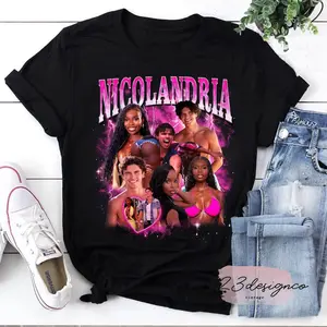 Nicolandria Bootleg Vintage T-Shirt, Love lsland Shirt,  Love lsland USA 2025 Merch, Nicolandria Cotton Shirt, Gift For Fan