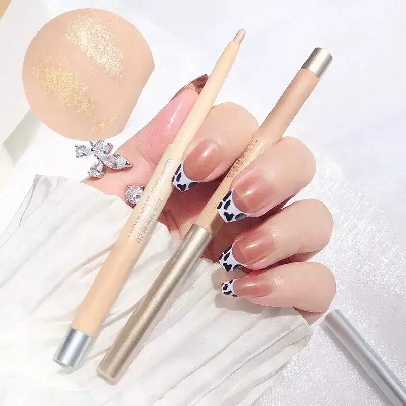 Shiny Chameleon Eyeliner Pencil Green Gold Purple Glitter Eye Shadow Lying Silkworm Pen Waterproof Beauty Cosmetics Women Makeup