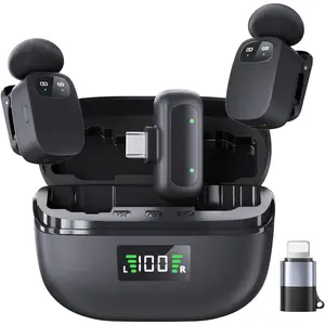 USB-C Mini Lapel Microphone, 5g Lightweight Lavalier Mic with Noise Cancelling for  17/16/15 & Android, Clear Audio Setup for  and Podcasts