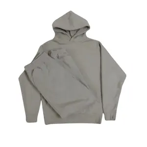 Heavyweight Blank Hoodie - 600gsm Fleece - Unisex Fit - 80% Cotton, 20% Polyester (drawstring free)  Comfortable SweatSuit set