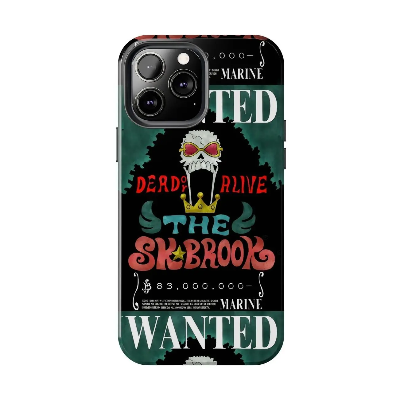 Phone Case One-Piece Aesthetic Brook Shockproof Wanted Cover Funny iPhone 17 16 15Pro, 14, 13, 12, 11, 8, XR Mini, Pro Max, Plus Accessories Protection unisex funny J