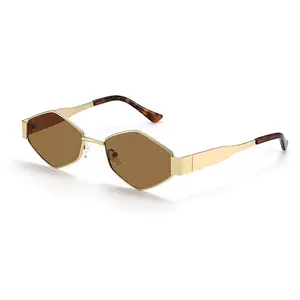 New Korean Style Women's Metal Small Frame Sunglasses, 24-Hour Flash Sale