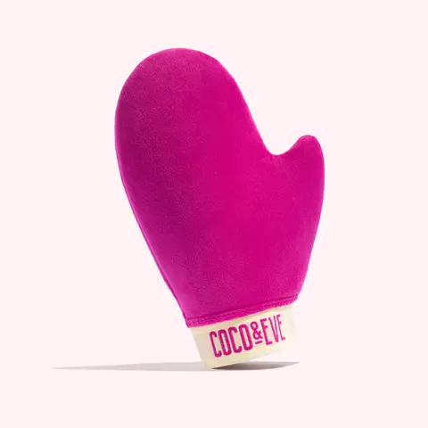 Coco & Eve Soft Velvet Tanning Mitt - Smooth and Streak-Free Application, Washable & Reusable, Hypoallergenic