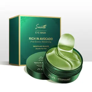 Avocado Moisturizing Collagen Eye bagMask,60pcs/set Under Eye Mask, Eye Care Product for Dark Eye Bags, Skin Care  Gift Moisturizer Hydrating Comfort-Mother's Day Gift gua sha
