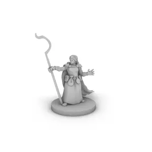 Dwarf Female Druid 2 Tabletop DND Gaming Miniature