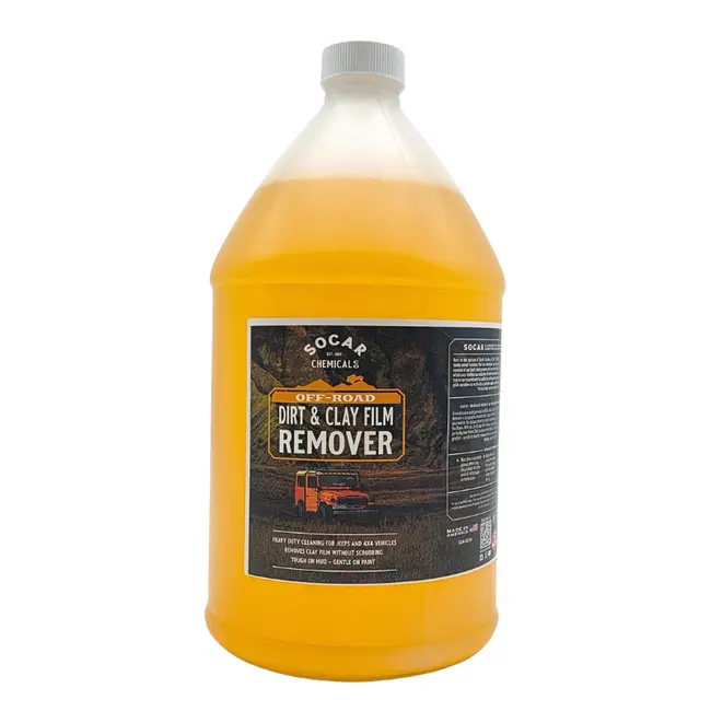 SOCAR Off-Road Dirt & Clay Film Remover Spray – Heavy-Duty Car Exterior Cleaner for Mud, Grime & Road Film – Safe on Paint, Wheels & Trim Car Cleaning Agent Car Cleaning Supplies