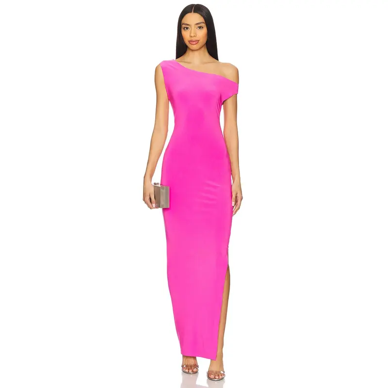 blush pink long formal dress Elegant Blush Pink Long Prom Dresses Unique Pearls Bodice Formal Dress ARD2093 main image 1