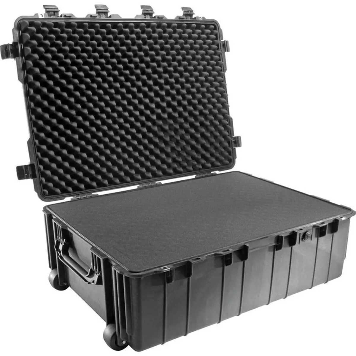 Pelican 1730 Watertight Transport Case - Luggage with Wheels, Charcoal Black, with Foam Insert, Camera Accessory for Electronics & Photography Gear