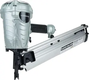 Metabo HPT Framing Nailer, Pro-Preferred Power Nailer for Flooring, Roof Decking, and More, Lightweight 7.5 lbs Framing Tool for 21° 2" to 3-1/2" Plastic Collated Nails, NR90AES1
