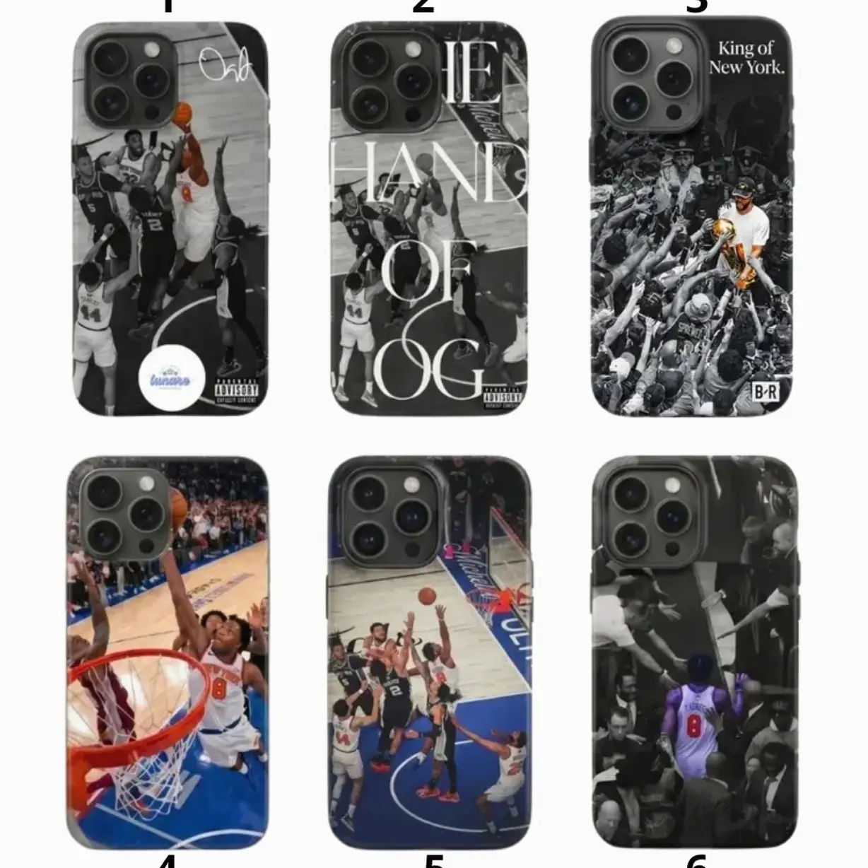 Graphic OG Basketball Phone Case Compatible with iPhone X, 11, 12, 13, 14, 15, 16, 17 Series & Galaxy Series